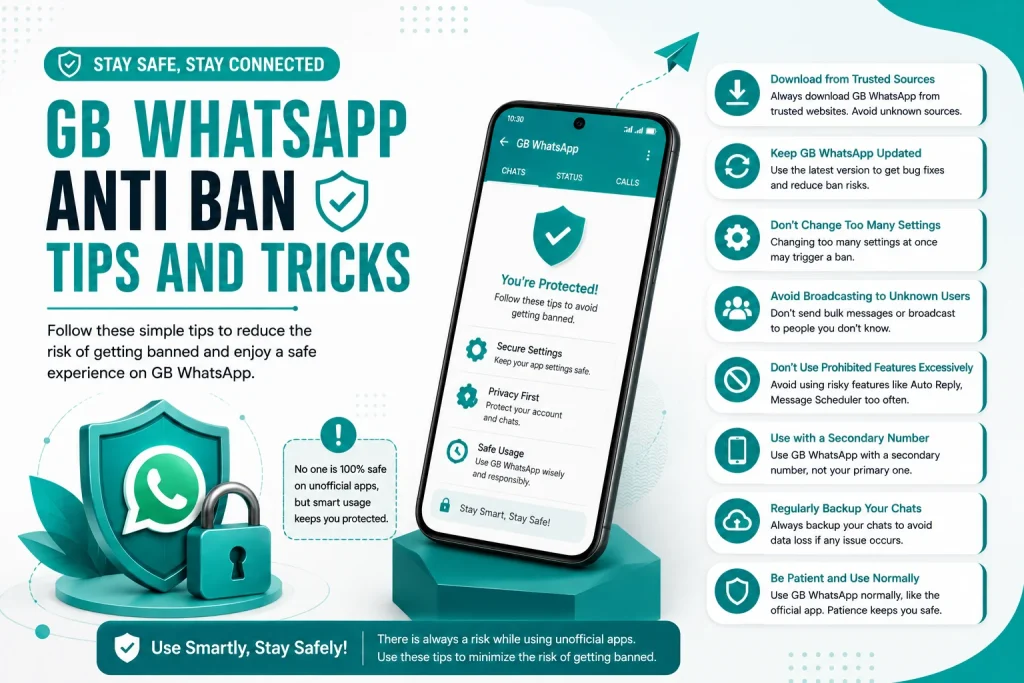 GB WhatsApp Anti Ban Tips