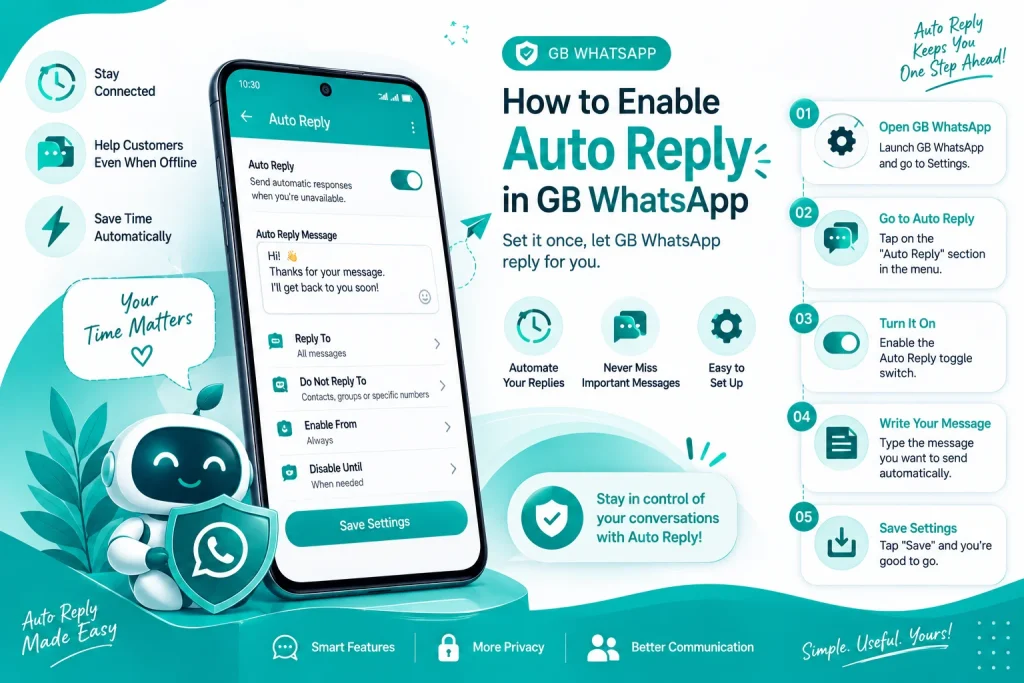 GB WhatsApp Enable Auto Reply