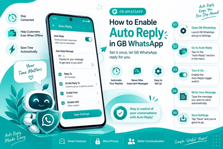 GB WhatsApp Enable Auto Reply