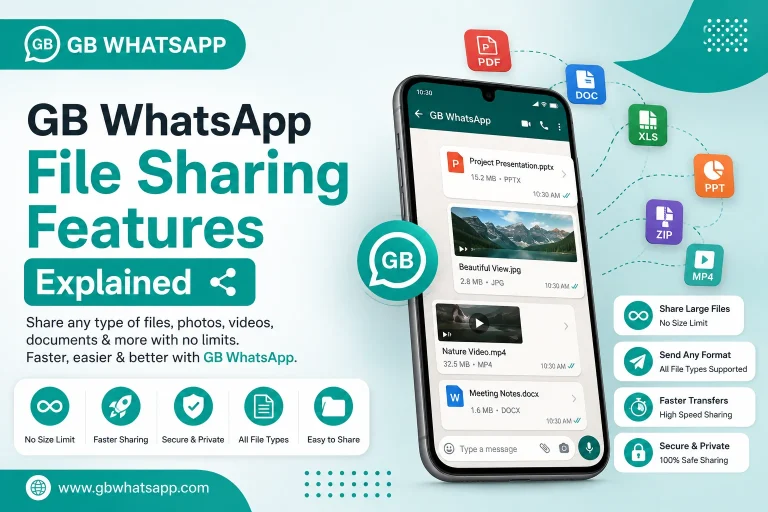 GB WhatsApp File Sharing Features